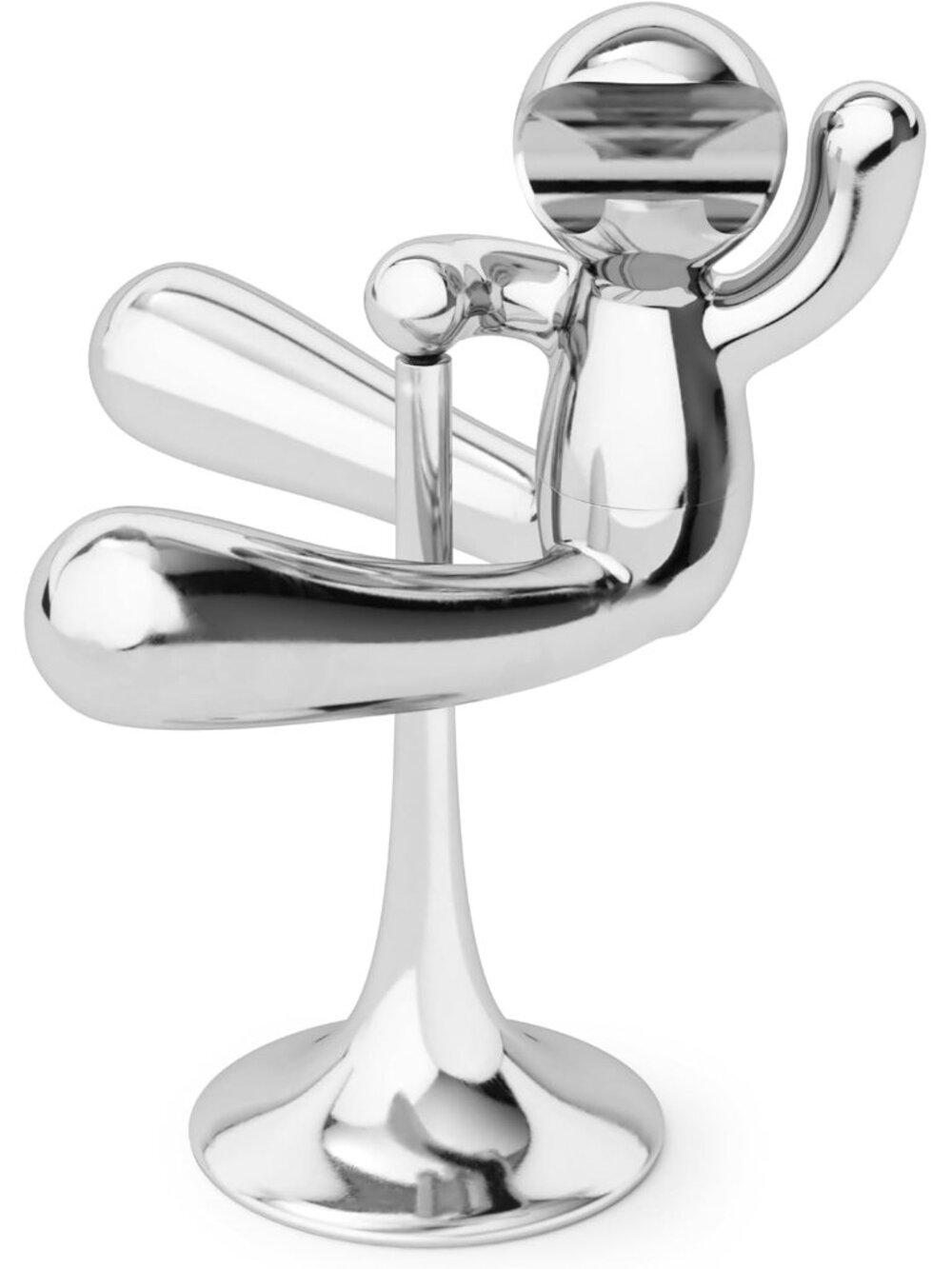 Rodeo Buddy Bottle Opener with Stand, Chrome
